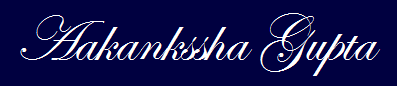 Aakankssha Gupta